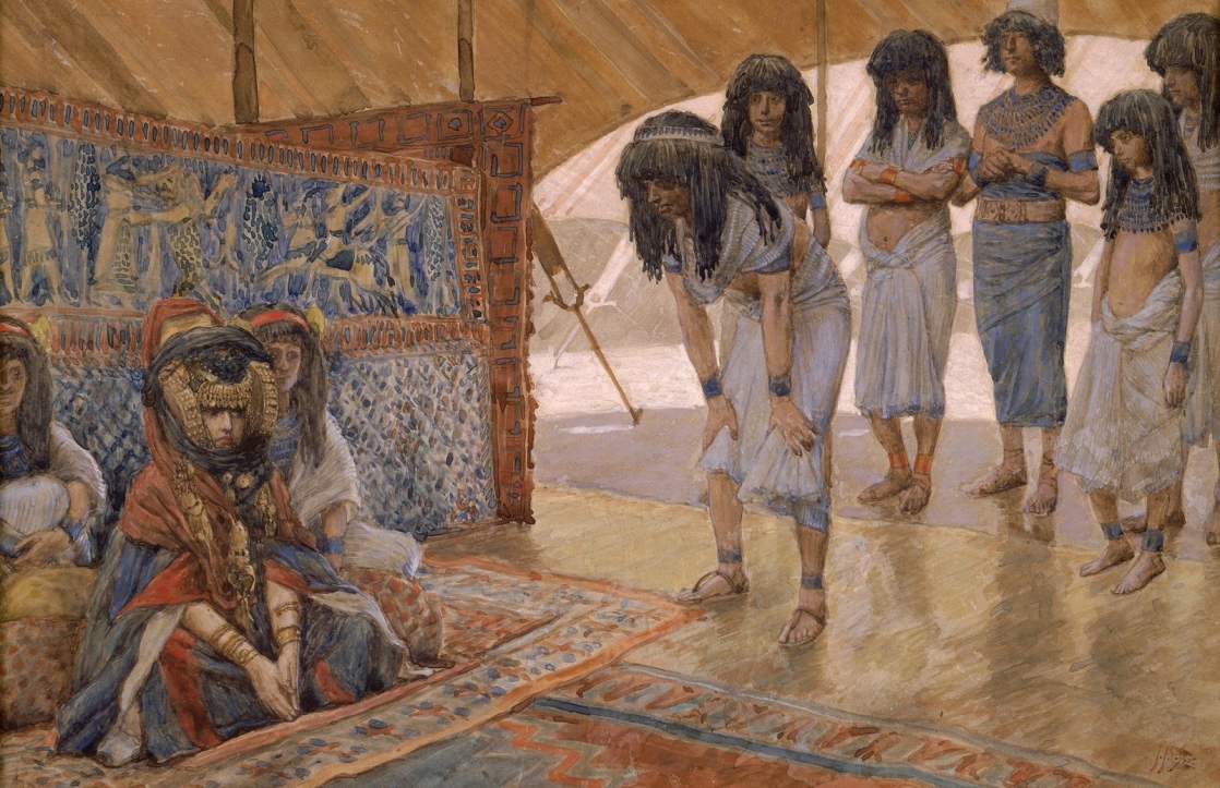 2. סיפור ירידת אברם ושרי למצרים (ג'יימס טיסו, 1896)